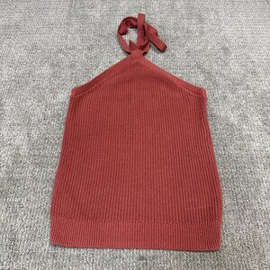 J.Crew Sweater Red Sleeveless Women’s Size Small